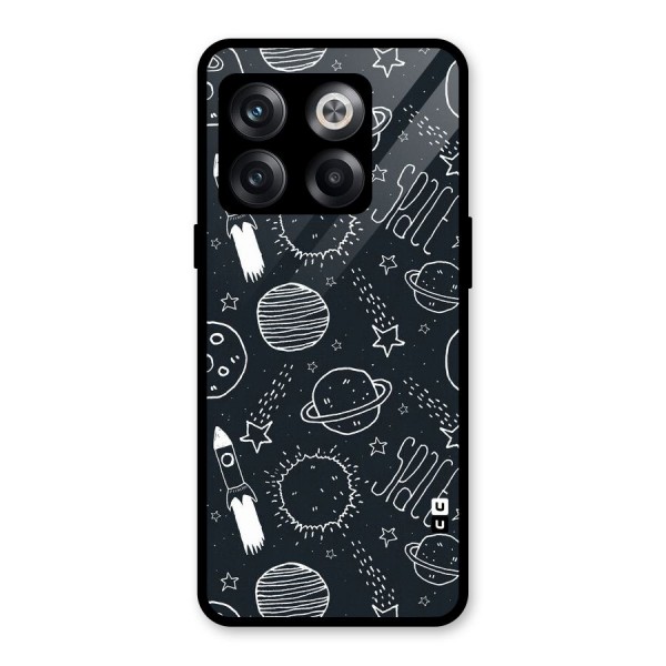 Just Space Things Glass Back Case for OnePlus 10T