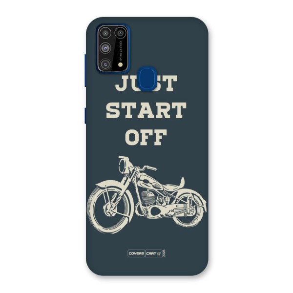 Just Start Off Back Case for Galaxy M31