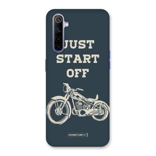 Just Start Off Back Case for Realme 6