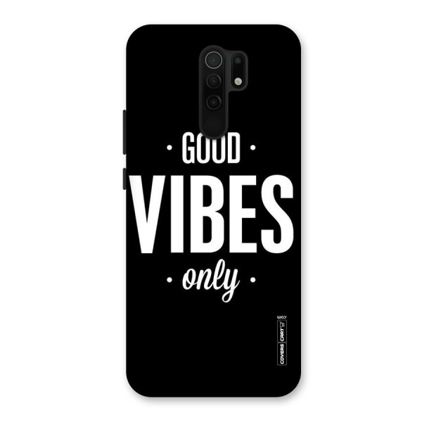 Just Vibes Back Case for Redmi 9 Prime