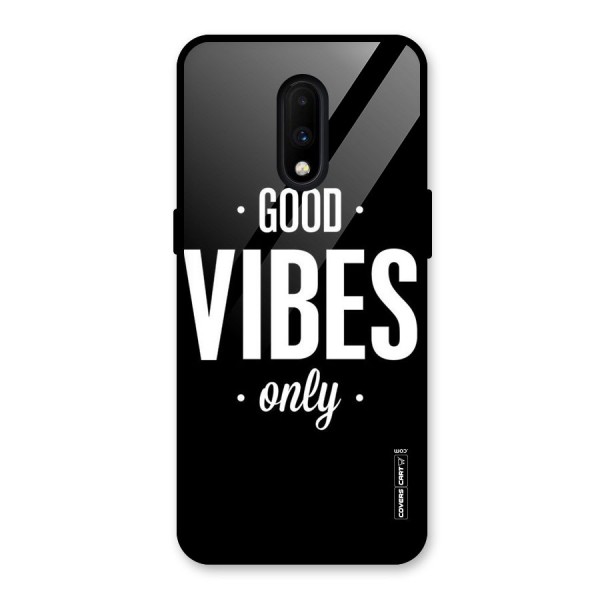 Just Vibes Glass Back Case for OnePlus 7