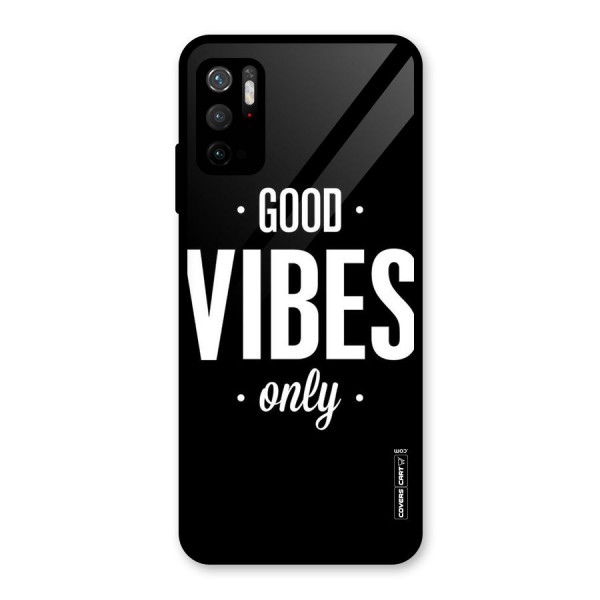 Just Vibes Glass Back Case for Poco M3 Pro 5G