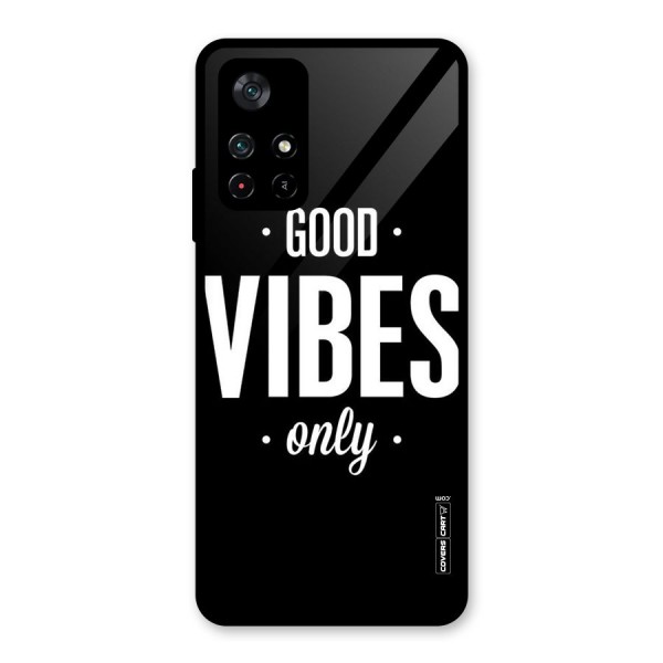 Just Vibes Glass Back Case for Poco M4 Pro 5G