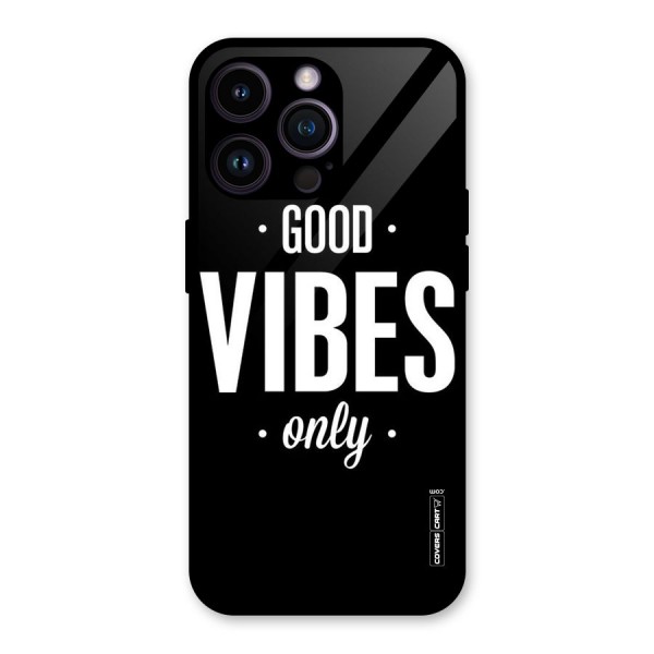 Just Vibes Glass Back Case for iPhone 14 Pro Max