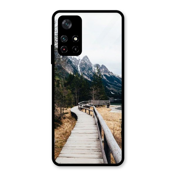 Just Wander Glass Back Case for Poco M4 Pro 5G