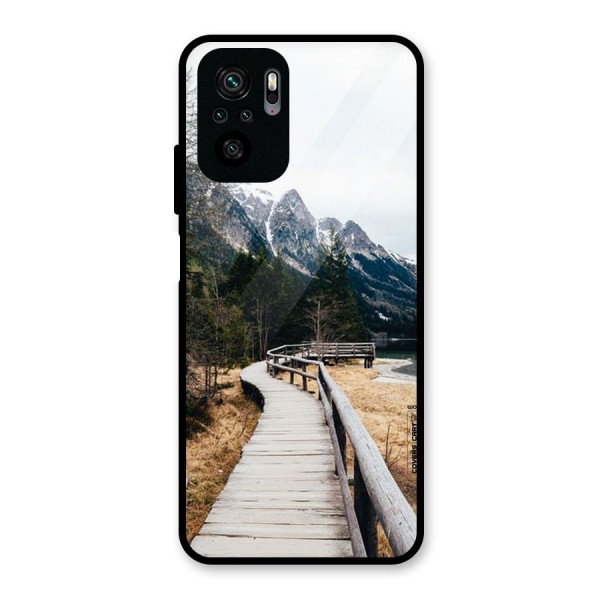 Just Wander Glass Back Case for Redmi Note 11 SE