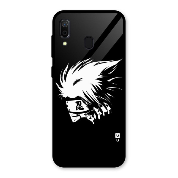 Kakashi Hatake Black Glass Back Case for Galaxy A30