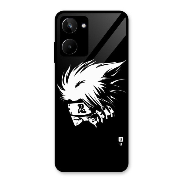 Kakashi Hatake Black Glass Back Case for Realme 10