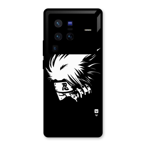 Kakashi Hatake Black Glass Back Case for Vivo X80 Pro