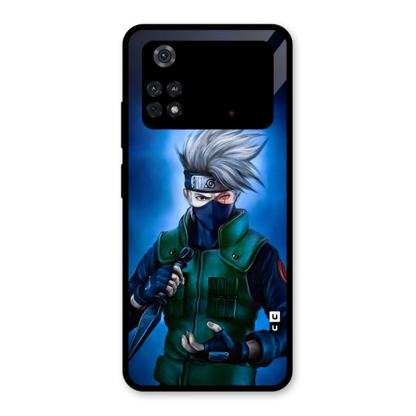 Kakashi Hatake Glass Back Case for Poco M4 Pro 4G