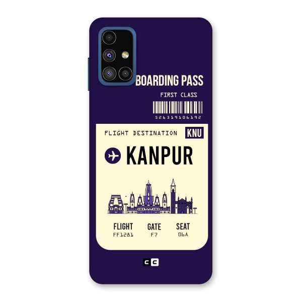 Kanpur Boarding Pass Back Case for Galaxy M51