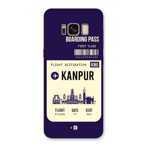 Kanpur Boarding Pass Back Case for Galaxy S8