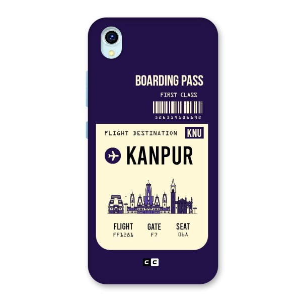 Kanpur Boarding Pass Back Case for Vivo Y1s