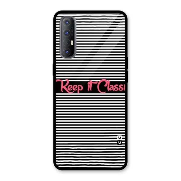 Keep It Classy Glass Back Case for Oppo Reno3 Pro