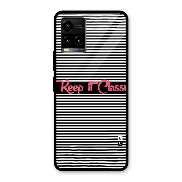 Keep It Classy Glass Back Case for Vivo Y21 2021