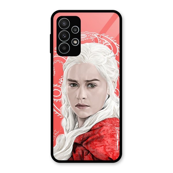 Khaleesi The Living Dragon Glass Back Case for Galaxy A23