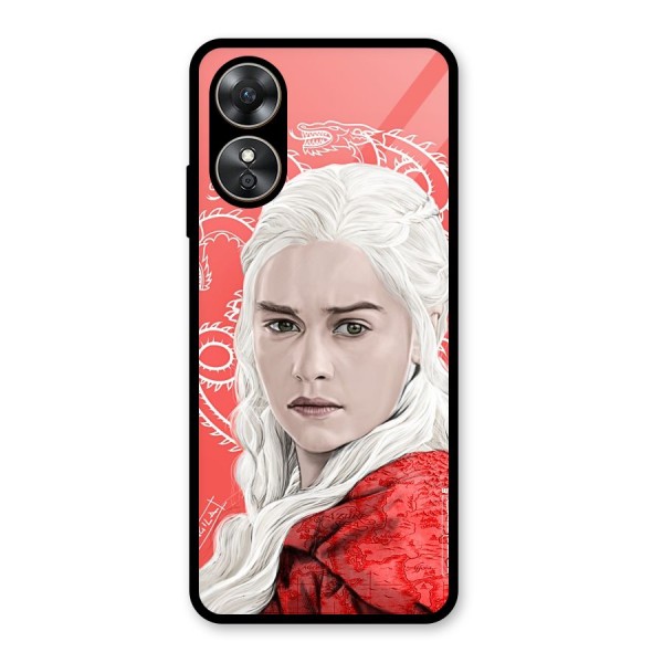 Khaleesi The Living Dragon Glass Back Case for Oppo A17