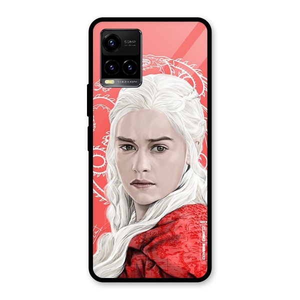 Khaleesi The Living Dragon Glass Back Case for Vivo Y21A