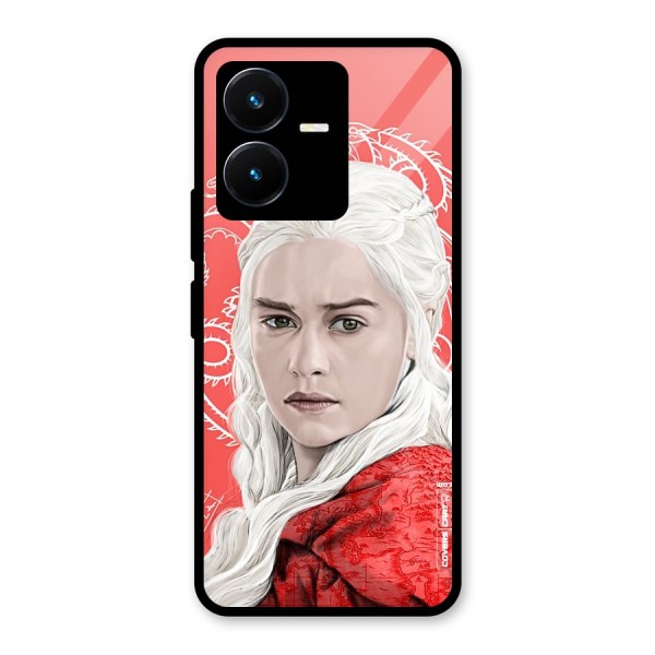 Khaleesi The Living Dragon Glass Back Case for Vivo Y22