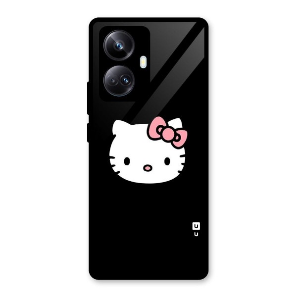 Kitty Cute Glass Back Case for Realme 10 Pro Plus