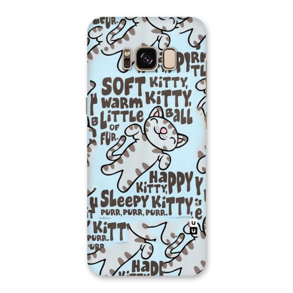 Kitty Pattern Back Case for Galaxy S8