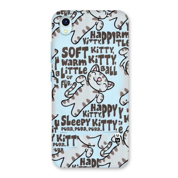 Kitty Pattern Back Case for Vivo Y1s