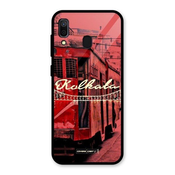 Kolkata Citystyle Glass Back Case for Galaxy A30