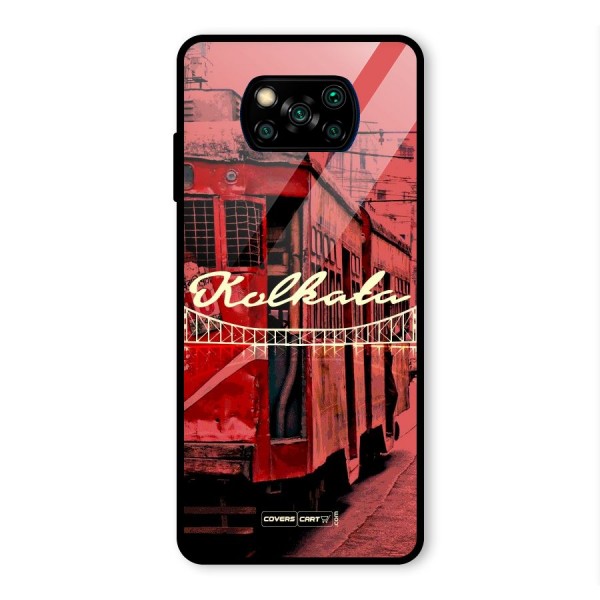 Kolkata Citystyle Glass Back Case for Poco X3 Pro