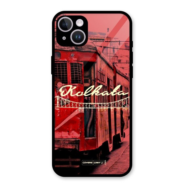 Kolkata Citystyle Glass Back Case for iPhone 14 Plus