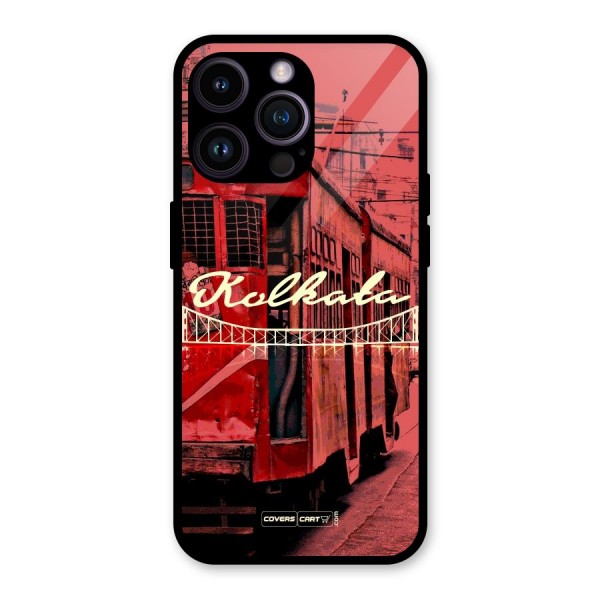 Kolkata Citystyle Glass Back Case for iPhone 14 Pro Max