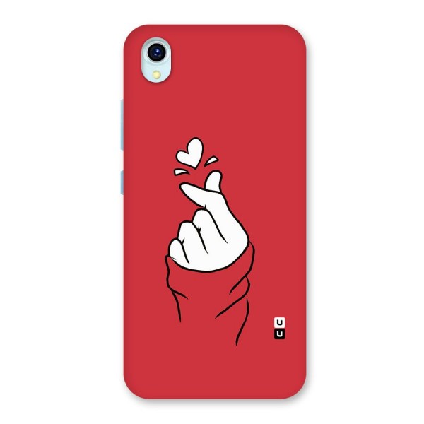 Korean Love Sign Back Case for Vivo Y1s