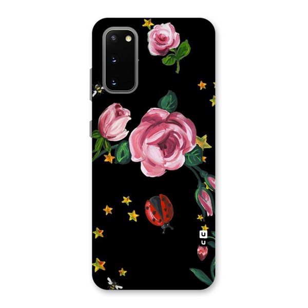 Ladybird And Floral Back Case for Galaxy S20