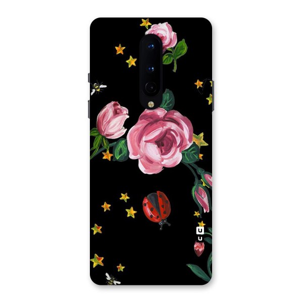 Ladybird And Floral Back Case for OnePlus 8