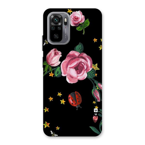 Ladybird And Floral Back Case for Redmi Note 10