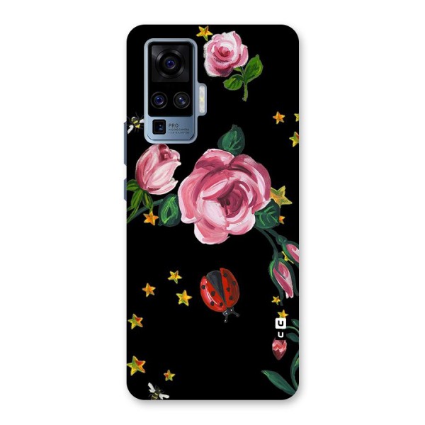 Ladybird And Floral Back Case for Vivo X50 Pro