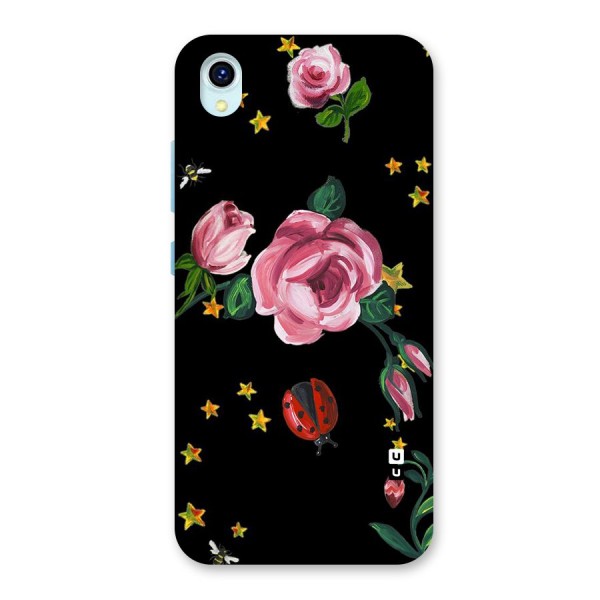 Ladybird And Floral Back Case for Vivo Y1s