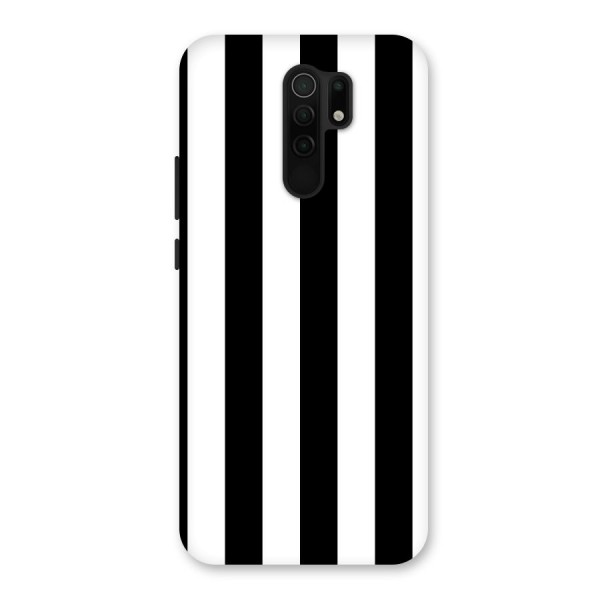 Lavish Black Stripes Back Case for Redmi 9 Prime