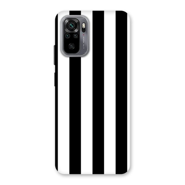 Lavish Black Stripes Back Case for Redmi Note 10