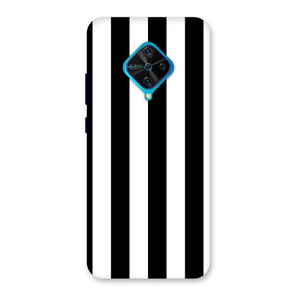 Lavish Black Stripes Back Case for Vivo S1 Pro