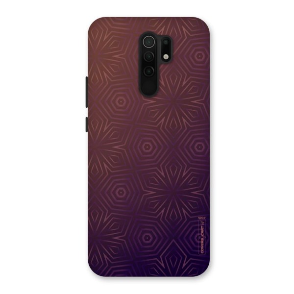 Lavish Purple Pattern Back Case for Redmi 9 Prime