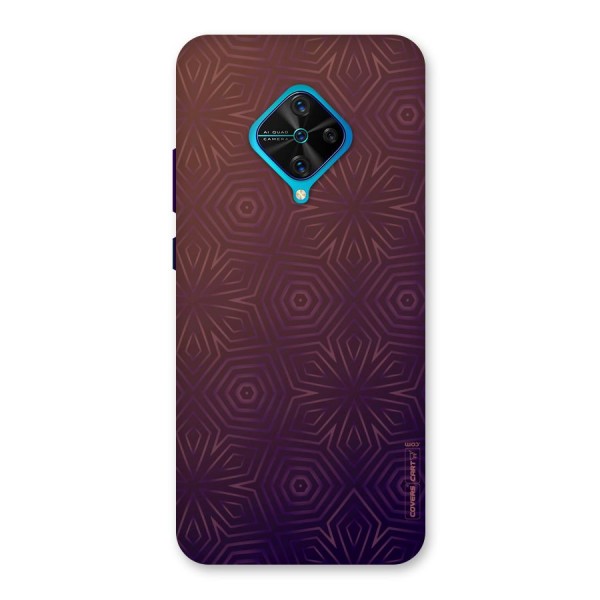 Lavish Purple Pattern Back Case for Vivo S1 Pro