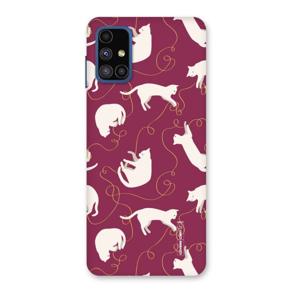 Lazy Kitty Back Case for Galaxy M51