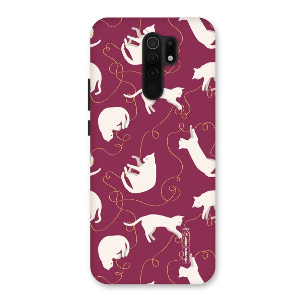 Lazy Kitty Back Case for Redmi 9 Prime