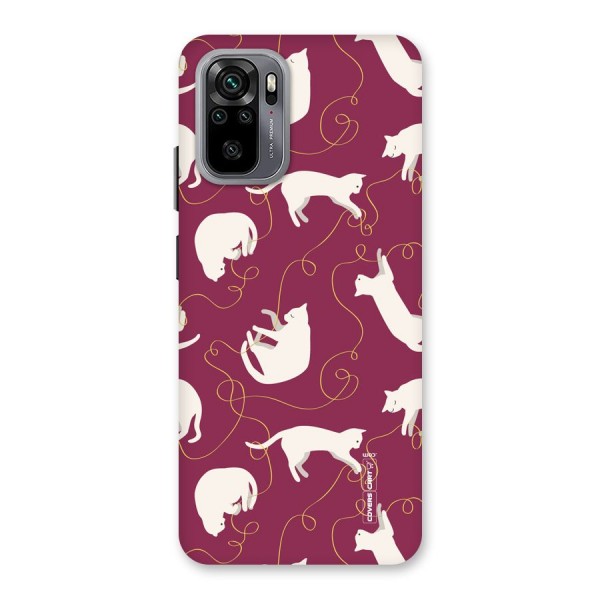 Lazy Kitty Back Case for Redmi Note 10