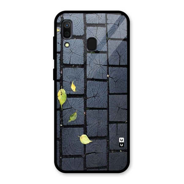 Leaf On Floor Glass Back Case for Galaxy A30