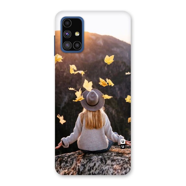 Leaf Rain Sunset Back Case for Galaxy M51