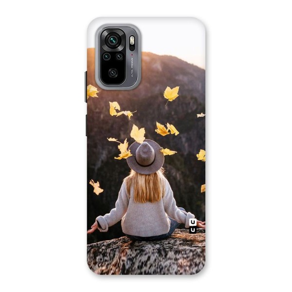 Leaf Rain Sunset Back Case for Redmi Note 10