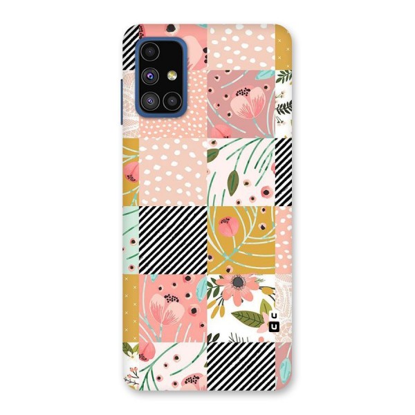 Leaf Stripe Polka Back Case for Galaxy M51