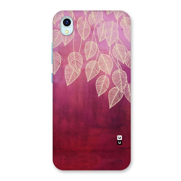 Leafy Outline Back Case for Vivo Y1s