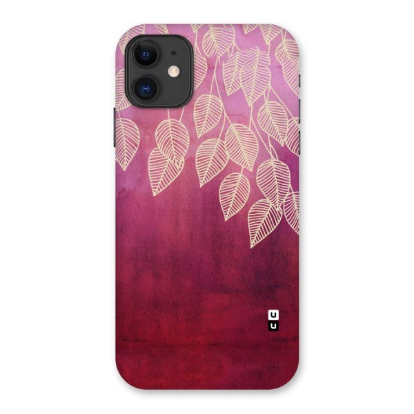 Leafy Outline Back Case for iPhone 11